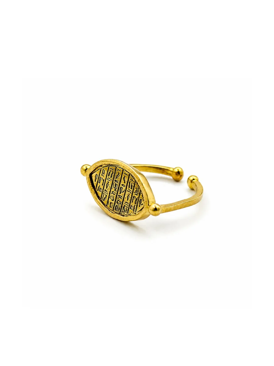The Golden Glyph Ring