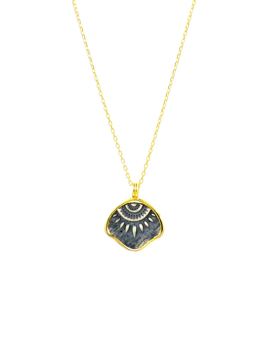 The Obsidian Sun Necklace