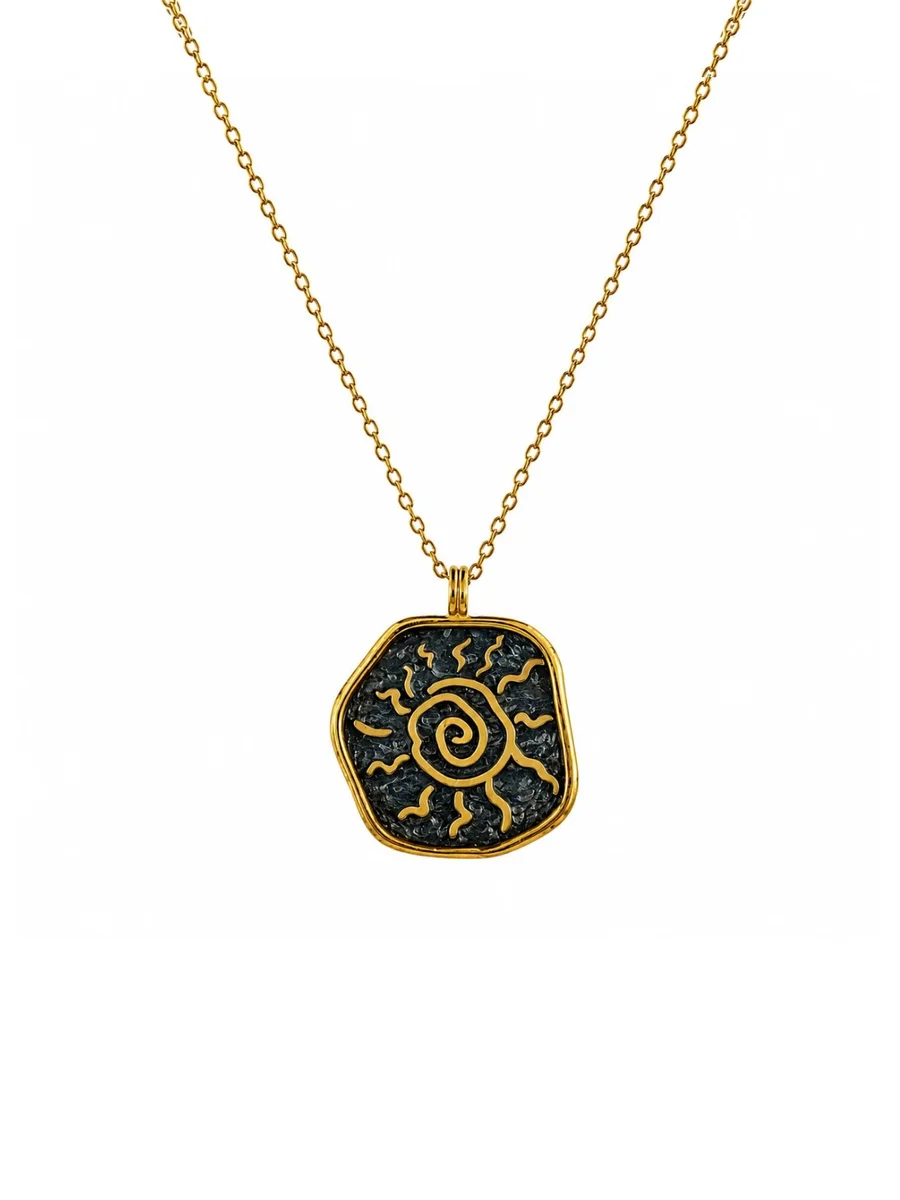 The Solar Spiral Necklace