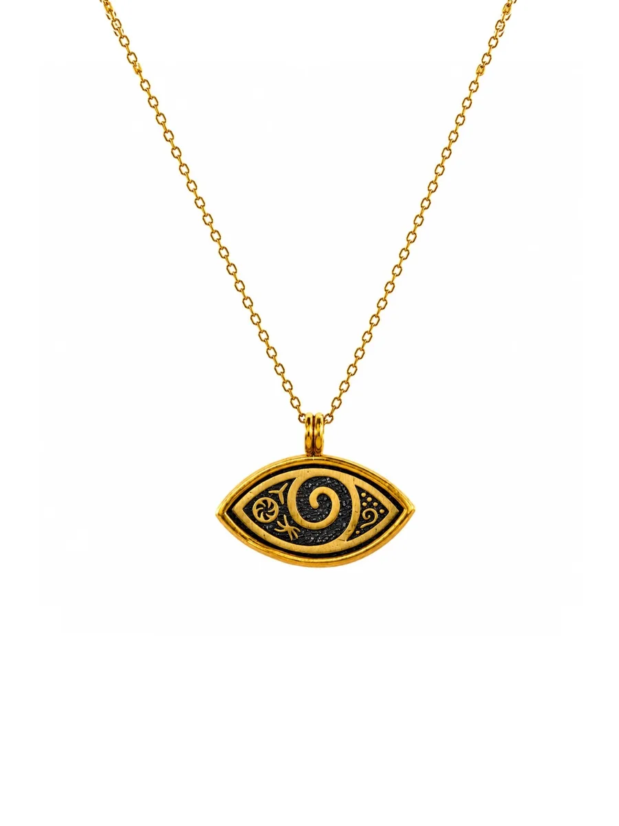The Spiral Eye Necklace